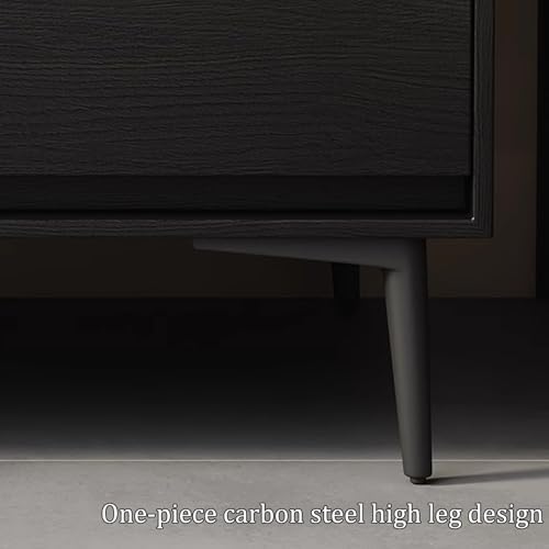 Wood Grain Nightstand with Storage Drawer, Bedside Table for Bedroom & Living Room, Easy Assembly Sofa Side Table, Durable Metal Slide Rail, Oak Finish, 45cm/17.72in