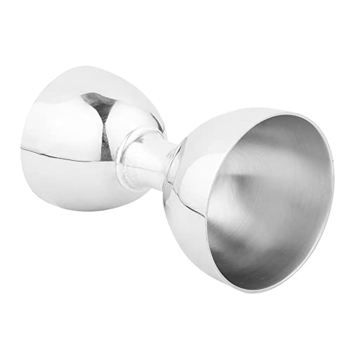 Image of Anything & Everything Stainless Steel Premium Peg Pourer Jigger Cup, Alcohol Whisky Wine Cocktail Shot Glass Perfect for Home Bar Double Side Tool (Silver)