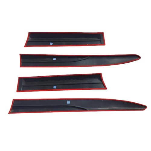 Side Beading | Side Cladding | Door Protector for Fortuner 2016 – Set of 4 | Stylish & Durable Car Side Moulding & Garnish