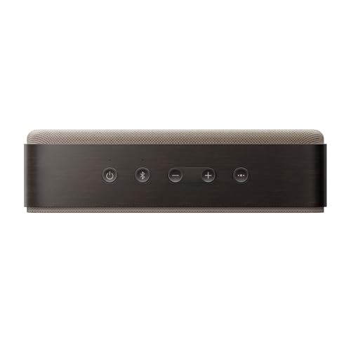 Image of Bose SoundLink Home Speaker, Premium, Portable and Wireless Bluetooth Shelf Speaker, Up to 9 Hours Battery Life, Warm Wood