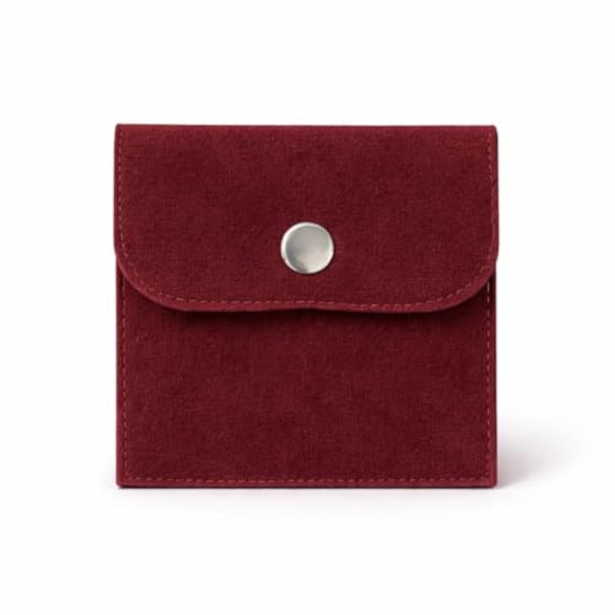 Premium Microfiber Velvet Jewellery Pouch with Button Closure