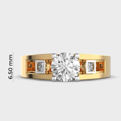 Bague solitaire en argent 925 et moissanite, le cadeau parfait - 4