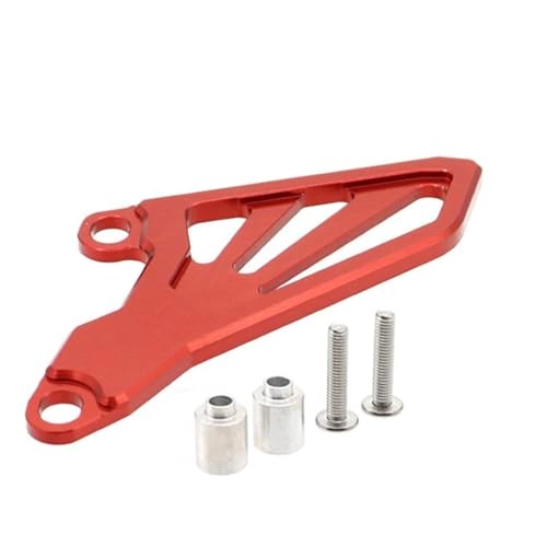 Cubierta protectora del piñón CNC en aluminio anodizado rojo para moto Honda CR250R