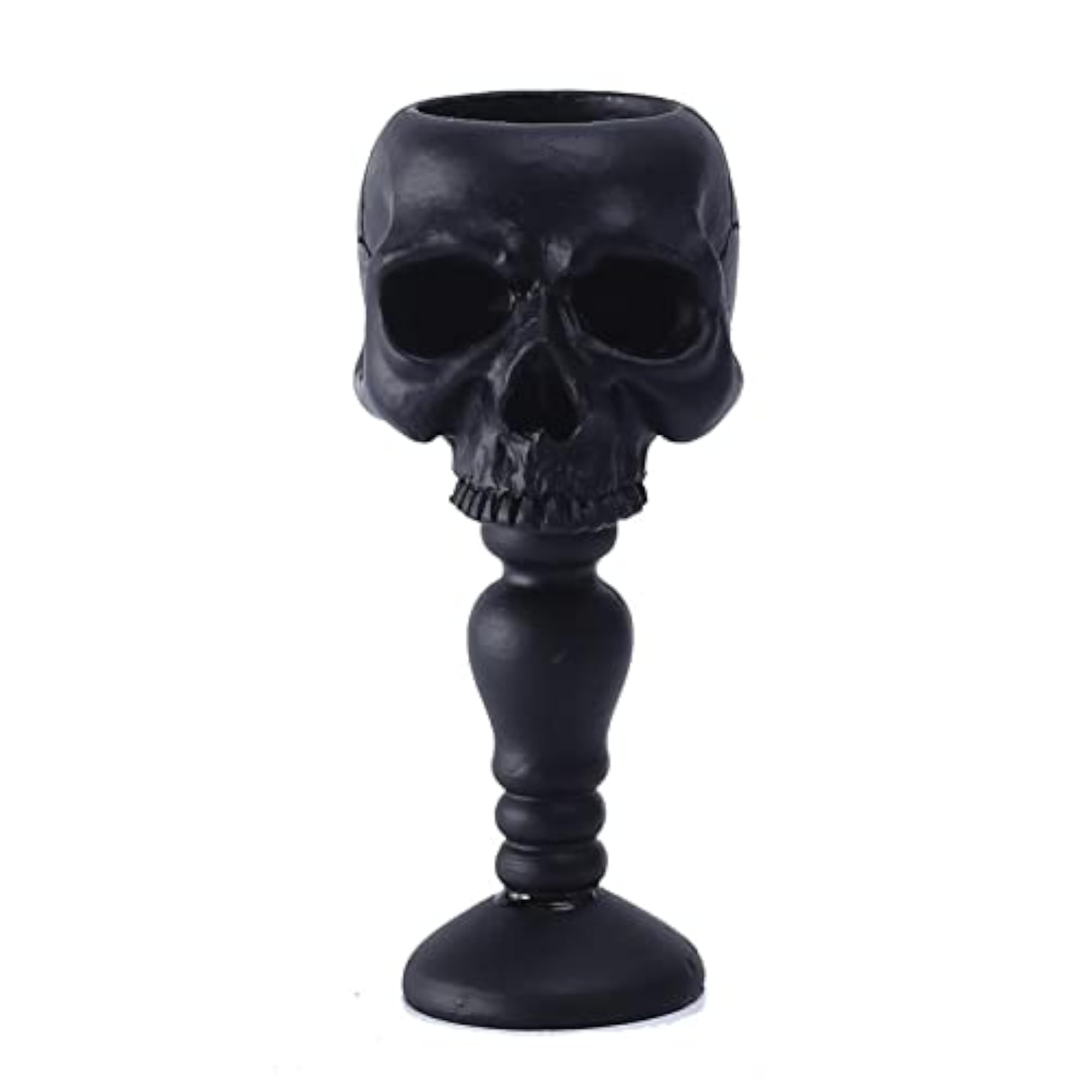 Skull Taper Candle Holder Columnar Stand