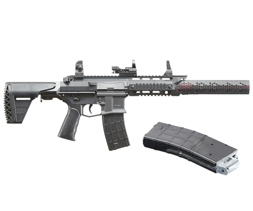 Lancer Tactical Hydra Full Size .177 Air Rifle Full/Semi Auto CO2 Blowback Air with Red Dot & Extra Mag