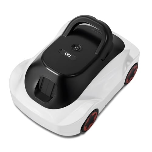 C5 Cordless Robotic Pool Cleaner with 180-Min Runtime, 2.7L Large Filter Basket & Self Parking, Pool Vacuum for Above-Ground Flat Pools up to 2200 Sq.Ft