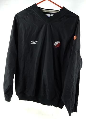 2000s Portland Trail Blazers Team Issued Windbreaker Pullover S 569 - NBA Game Used