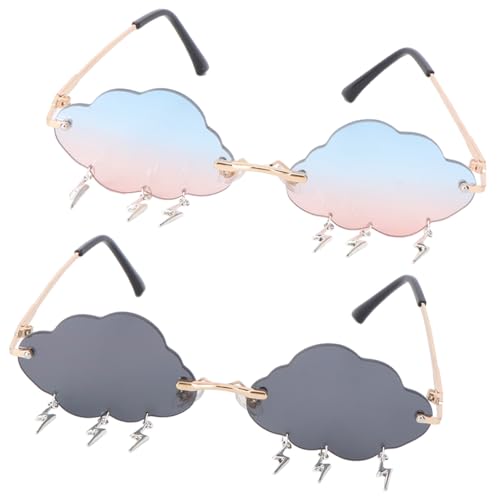Soleil sans monture pour invités de mariage et lot 8 paires de lunettes de fête