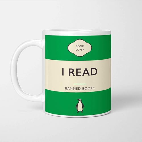 A Bit of Banter I Read Banned Books Literary Classics Mug, Book Lover Gift