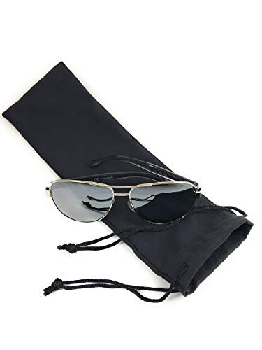Ultra Soft Microfiber Drawstring Bag by Phi1.618,Black 4"X12" Sunglasses,Jewelry,Gift,Travel,Vibrator Bag