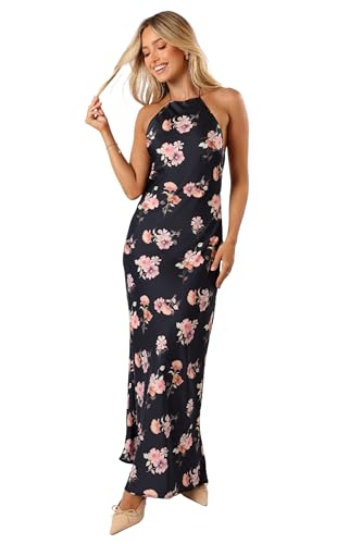 Image of Petal & Pup Women's Hadley Halterneck Maxi Dress