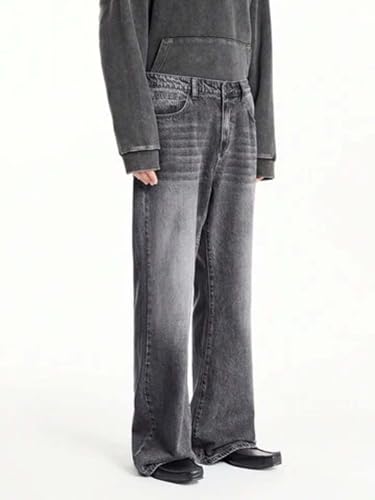 Image of KOTTY Men Jeans || Baggy Fit Jean's for Man || Loose Fit Low Rise Denim || Stretchable Casual Wear Jean,s || Dance Rap Rapping Style Pant for Men || Denim Cotton Jeans