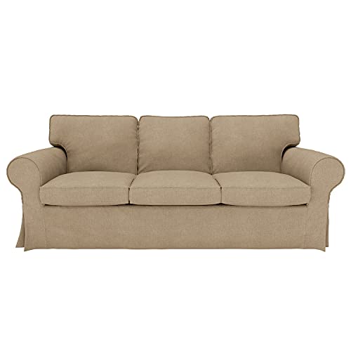CRIUSJA Couch Cover for IKEA Ektorp 3-Seat Sofa