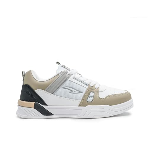 Image of ASIAN Men CHICAGO-01 Stylish Casual Mid Top Sneakers and Trendy Shoes with Laces for Men & Boys | Perfect for Wearing to Outings, and Comfortable All-Day Use, Stylish and Durable
