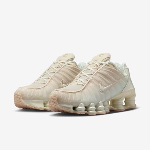 NIKE Femme W Shox TL Sneaker, Pearl White Soft Pearl Particle Pink, 38.5 EU