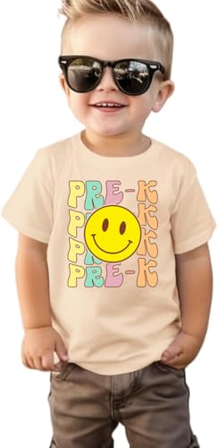 Preschool Pre K Shirt for Toddler Boy, Back to School Pre-K Kindergarten Tee Girls, First Day of School Shirt for Kids2