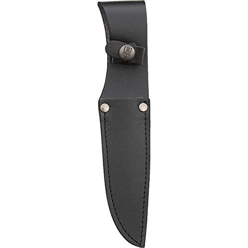 MUELA 25-12 Kraton Rubber Handle Field Knife with Leather Sheath