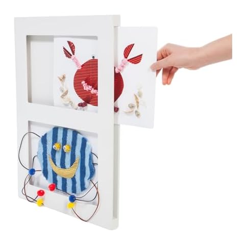 Children's Art Frame. Articulate Double Gallery Displays Two 9x12" Artworks Cover