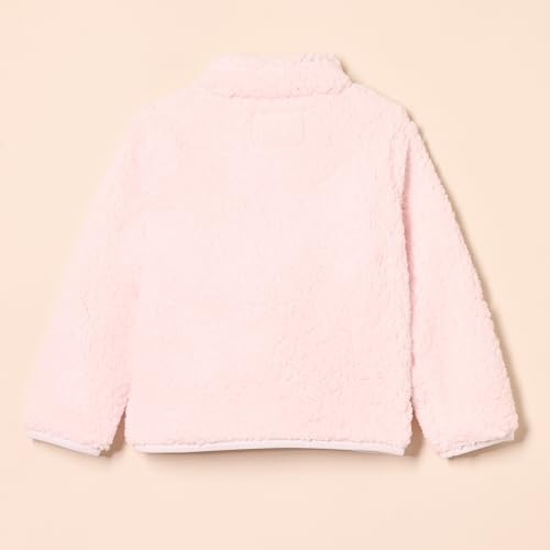 Amazon Essentials Girls and Toddlers' Sherpa Fleece Quarter-Zip Jacket3