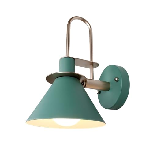 Lampe murale corne macaron verte eclairage interieur salon et restaurant