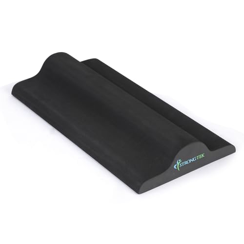 StrongTek Plantar Fasciitis Relief Foot Stretcher Pad High-Density EVA Calf Stretching Block for Heel Pain Achilles Tendon & Foot Arch Therapy Portable & Lightweight
