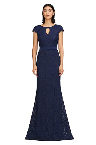 JS Collections Women's Leigh Keyhole Mermaid Gown