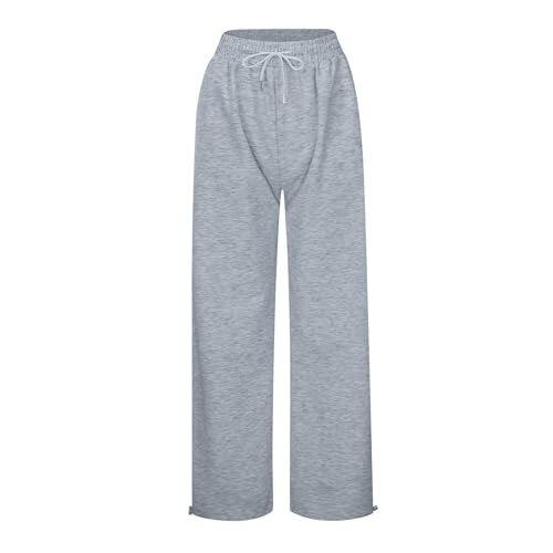 Baggy Sweatpants for Teen Girls Oversized Wide Leg Loose Drawstring Pants High Waist Lounge Athletic Joggers with Pockets2