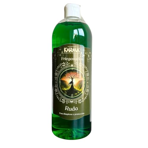 Friegasuelo de Ruda para Protección y Limpieza (1L) | Riego Especial para Limpiar y Proteger el Hogar y las Personas de Cualquier Mal, Envidias, Maleficios, Hechizos, Mal de Ojo, Maldición...
