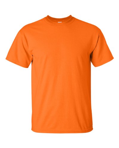 Gildan Adult 6 oz 50/50 High Visibility Short Sleeve T in Safety