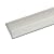 1/2" Wide by 1/4" High - Clear Acrylic Frameless Shower Threshold - 35 in long