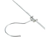 Cabilock 20Stücke Teiliges Hosenbügel mit Clips Praktischer Kleiderständer für Hosen Röcke und Unterwäsche Platzsparend und Langlebig