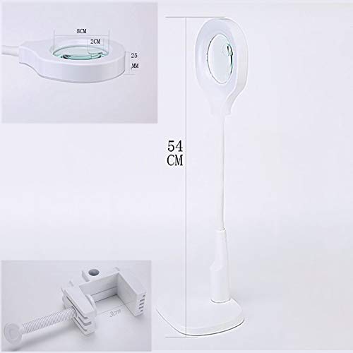 Loupe de table pour travaux de passe-temps et modélisme LIBINFAN avec éclairage LED - 2