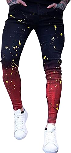 Jean stretch homme ajusté fini les pantalons inconfortables