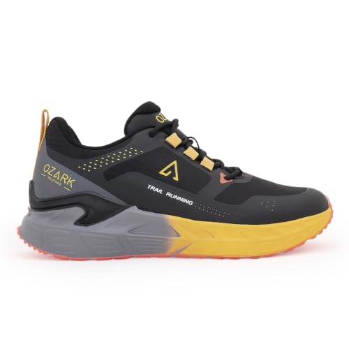 Image of Ozark Trail Running Shoes for Men in Black & Blue | Low-Cut Outdoor