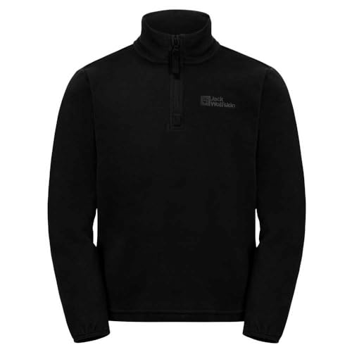 Taunus Halfzip K Pullover Bambini Granite unisex nero