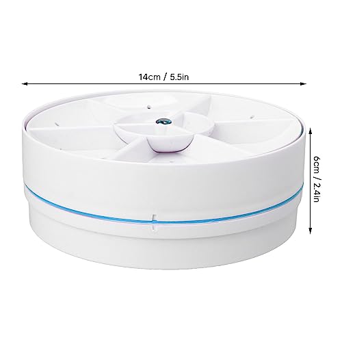 Mini lave-vaisselle portable USB sans fil bleu avec arrêt programmé - 7