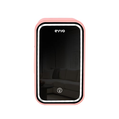 EVVO Nevera Mini F6 Beauty (rosa), 6 L, para Cosmética y Cuidado Facial, Silenciosa, Ligera, Diseño Elegante, Bajo Consumo
