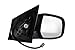 Dependable Direct Passenger Side Power Operated, Non-Heated, Unpainted Side View Mirror Compatible with 2009-2013 Toyota Corolla - Parts Link #: TO1321249