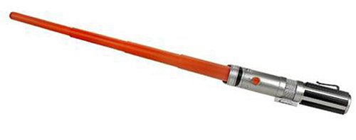 Sabre laser Star Wars The Clone Wars lame rouge jouet déguisement manche gris