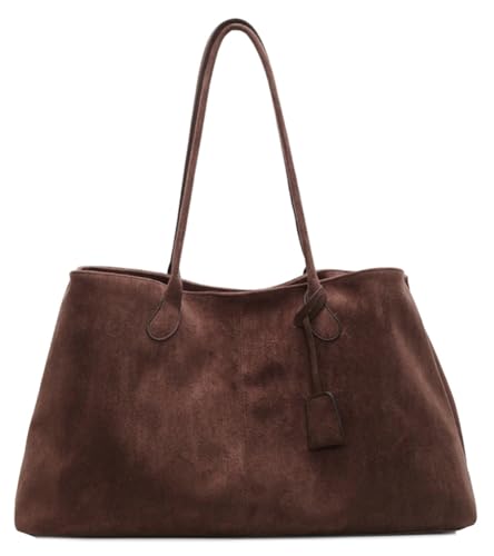 Slouchy Suede Hobo Bags Women Trendy Crescent Crossbody Purses Underarm Shoulder Bag Travel College Work Tote Handbag 2025