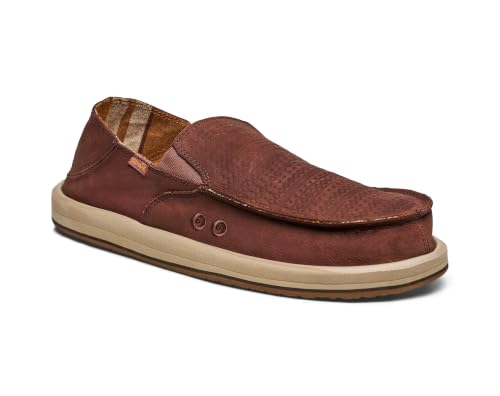 Image of Sanuk Donny Mens Loafers - Slip On Shoes with Memory Foam Footbed