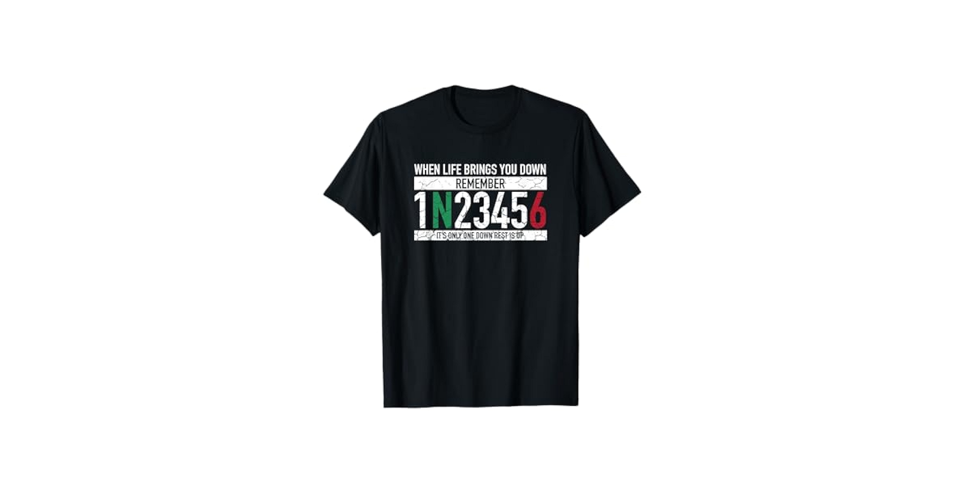 トップス 123456 Amazon.com: 1N23456 Motorcycle Foot Gear Shift T-Shirt