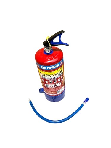 Image of ABC Powder Type 4 Kg Fire Extinguisher (Red) | ISI Certified | Suitable for Home, Office, Car, Kitchen, Shops & Industrial Use