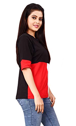 Image of DHRUVI Trendz Women T Shirt for Women | Women T Shirt | T Shirt Women | Casual Loose Fit | Slim Fit T Shirt for Women | T-Shirt for Women