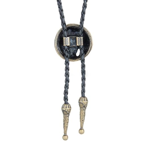 YTBHSHXZ cravate bolo, Boucle ethnique indienne en relief for collier de mariage, cravate western style cowboy assortie à une chemise – vue 8