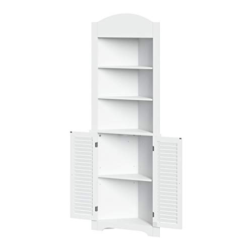 Riverridge Ellsworth Collection Tall Corner Cabinet, White #TOP6