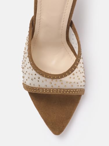 Image of AXIUM Women's Embellished Stilettos Sandals, 3.5-Inch (SAN218)