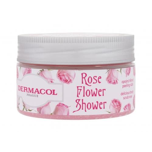 Dermacol Rose Flower Shower Body Scrub 200 g