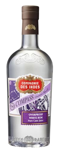 Compagnie des Indes Compass Rum | Overproof Rum Hergestellt aus Cane Juice | Kraftvolles, pfeffriges...