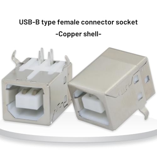 Conector USB Tipo B hembra ángulo 90° paquete 10 uds miniatura 3